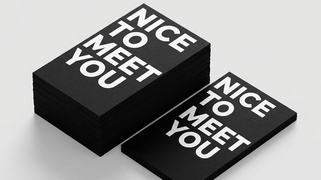 White Ink Business Cards Order - Carousel 01 Image 